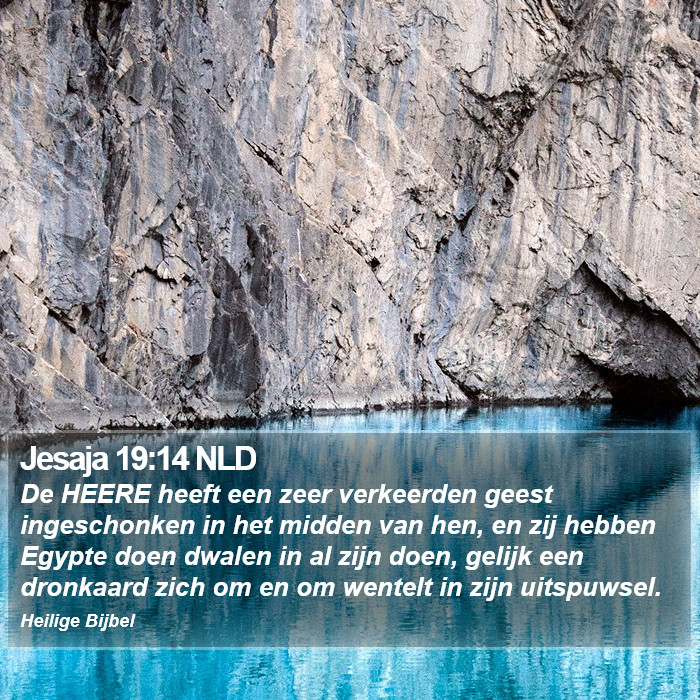 Jesaja 19:14 NLD Bible Study