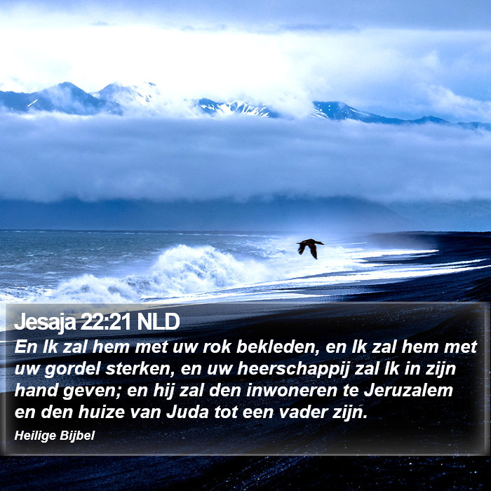 Jesaja 22:21 NLD Bible Study