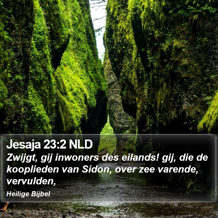 Jesaja 23:2 NLD Bible Study