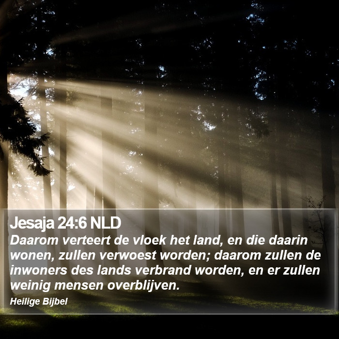 Jesaja 24:6 NLD Bible Study