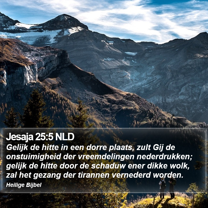 Jesaja 25:5 NLD Bible Study