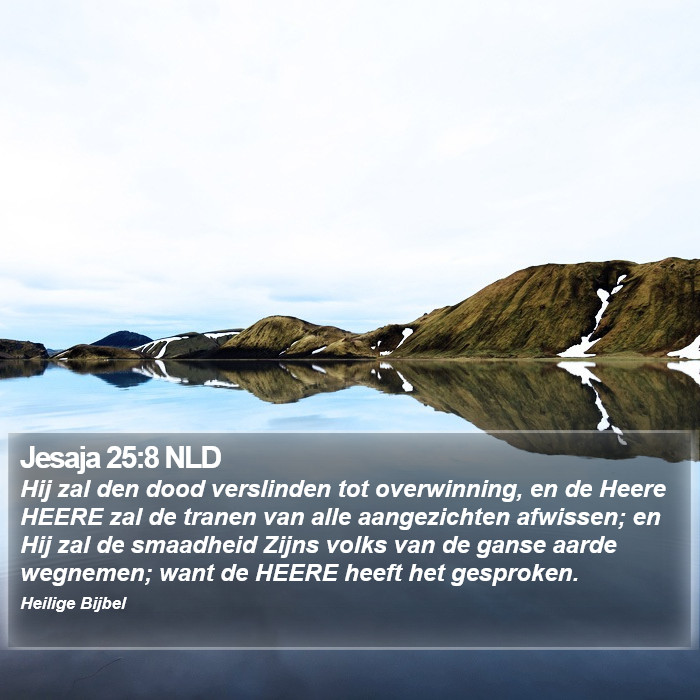 Jesaja 25:8 NLD Bible Study
