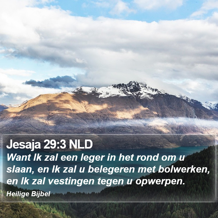 Jesaja 29:3 NLD Bible Study