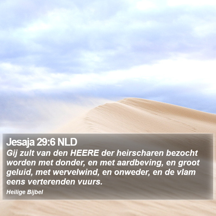 Jesaja 29:6 NLD Bible Study