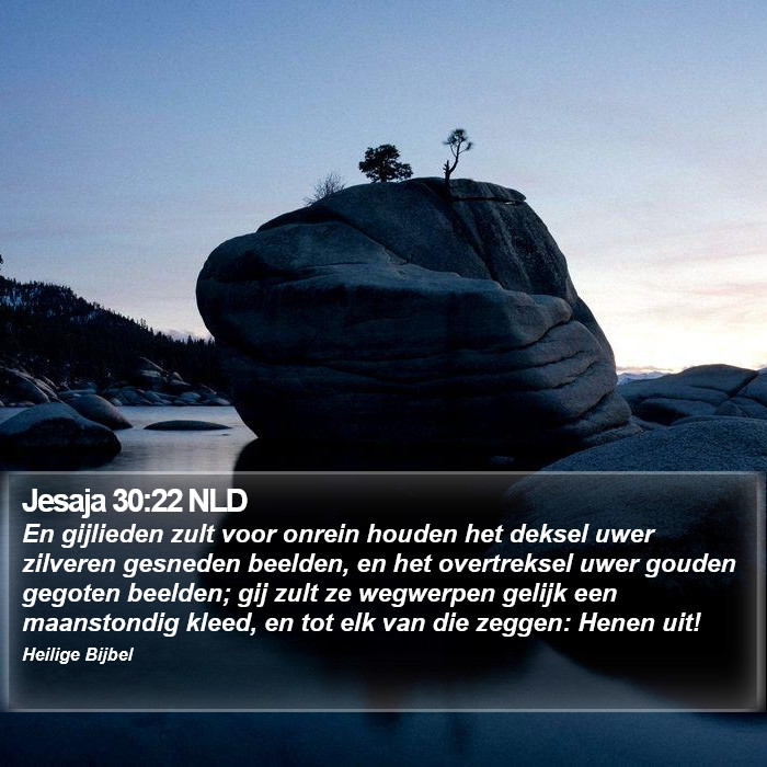 Jesaja 30:22 NLD Bible Study