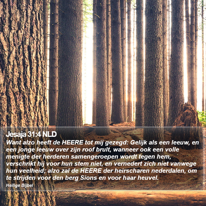 Jesaja 31:4 NLD Bible Study