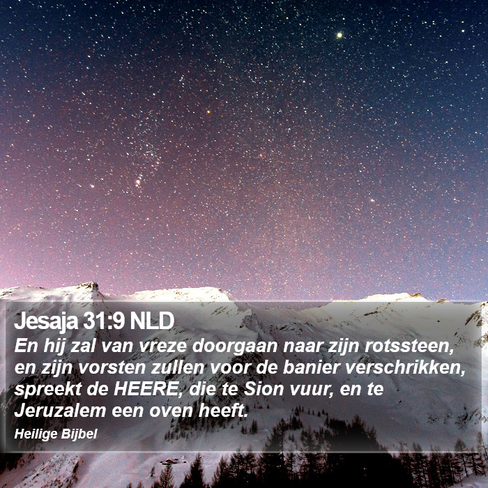 Jesaja 31:9 NLD Bible Study
