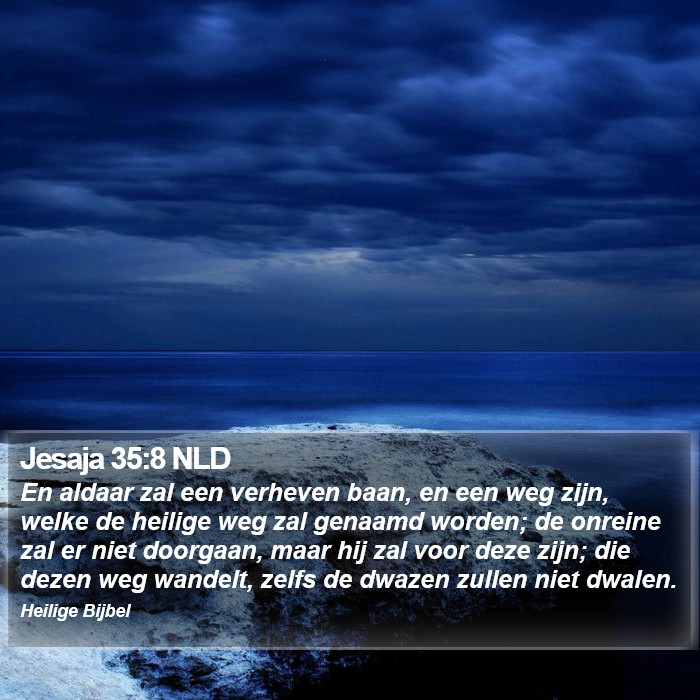 Jesaja 35:8 NLD Bible Study