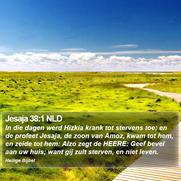 Jesaja 38:1 NLD Bible Study