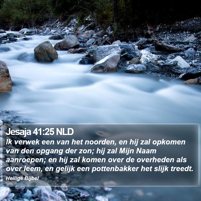 Jesaja 41:25 NLD Bible Study