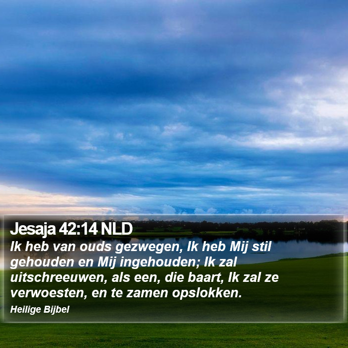 Jesaja 42:14 NLD Bible Study