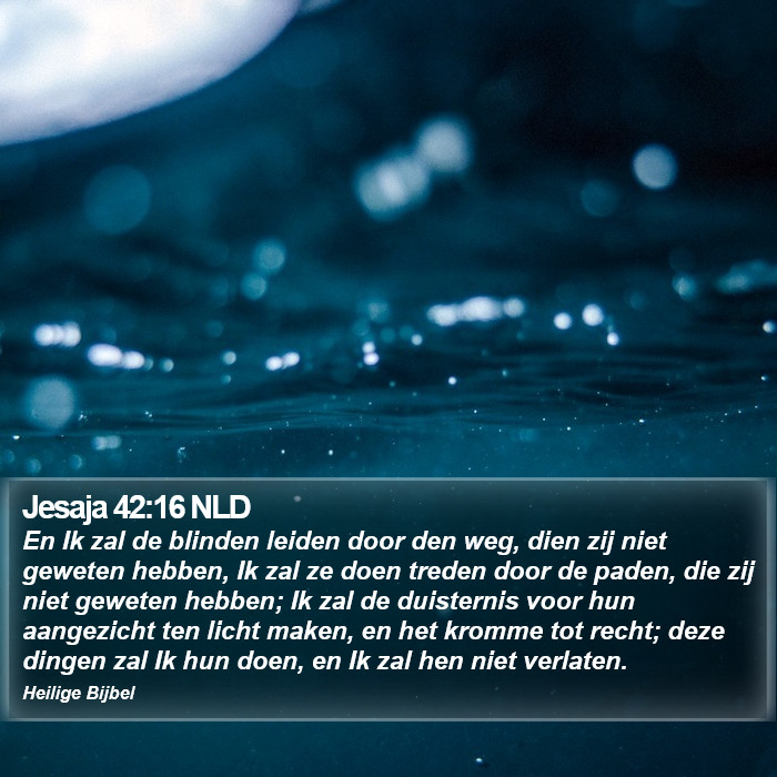 Jesaja 42:16 NLD Bible Study