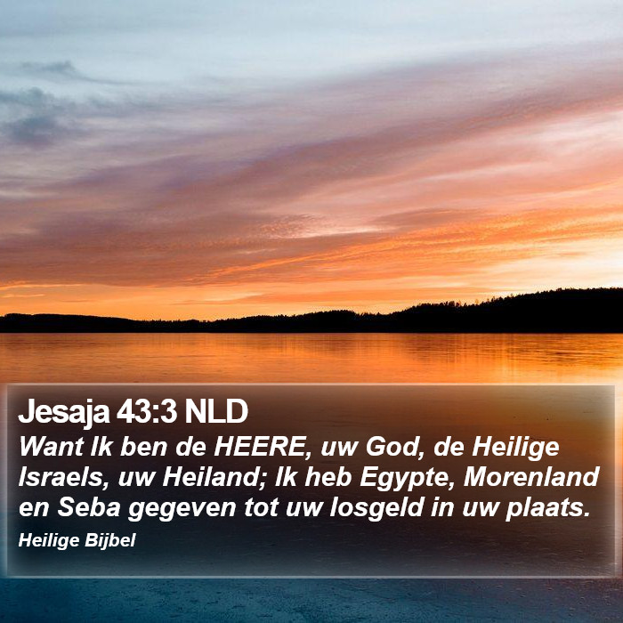 Jesaja 43:3 NLD Bible Study