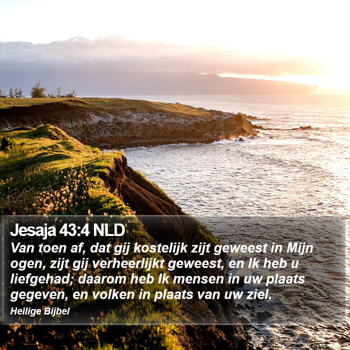 Jesaja 43:4 NLD Bible Study