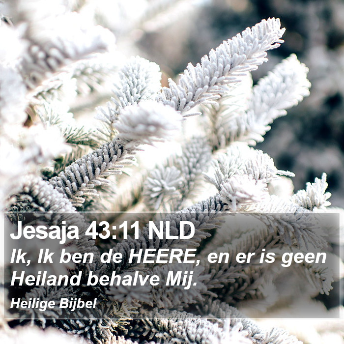 Jesaja 43:11 NLD Bible Study