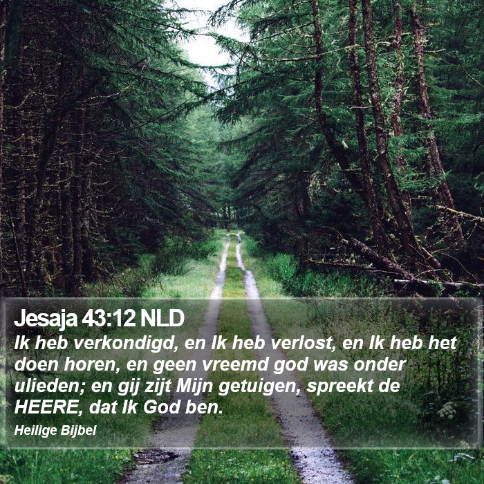 Jesaja 43:12 NLD Bible Study