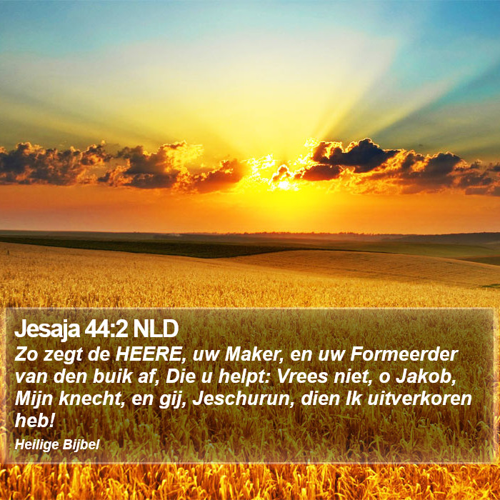 Jesaja 44:2 NLD Bible Study