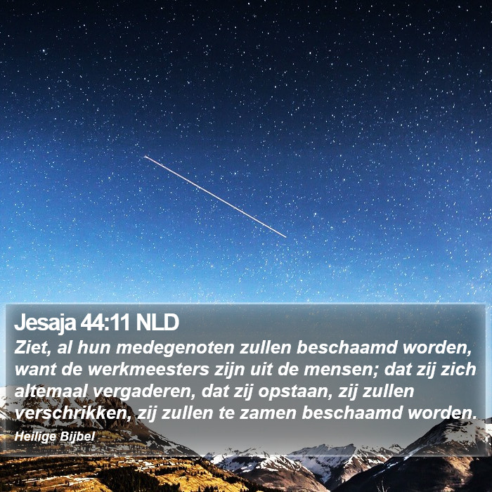 Jesaja 44:11 NLD Bible Study