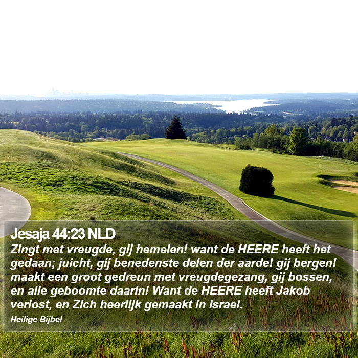 Jesaja 44:23 NLD Bible Study