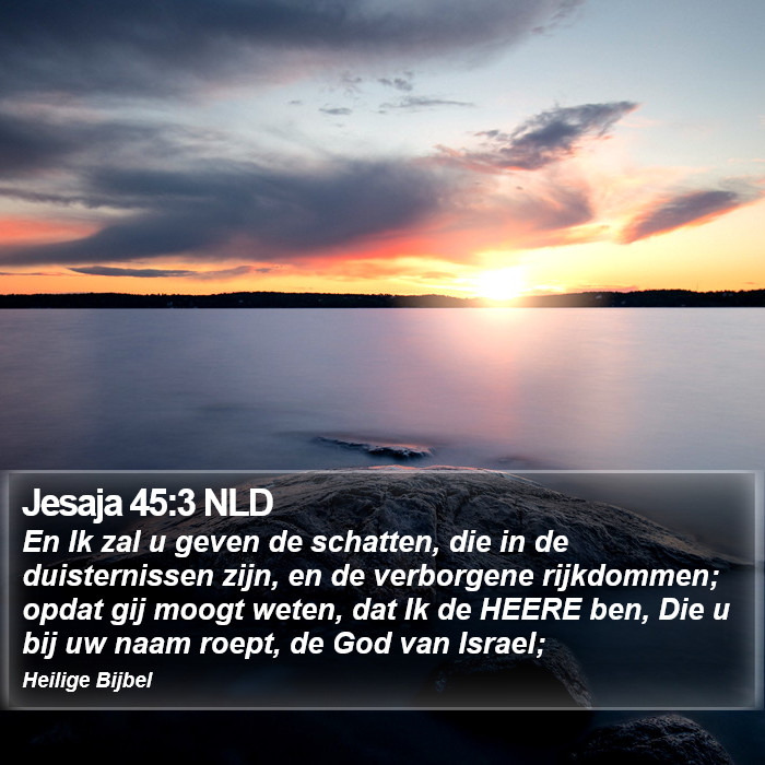 Jesaja 45:3 NLD Bible Study