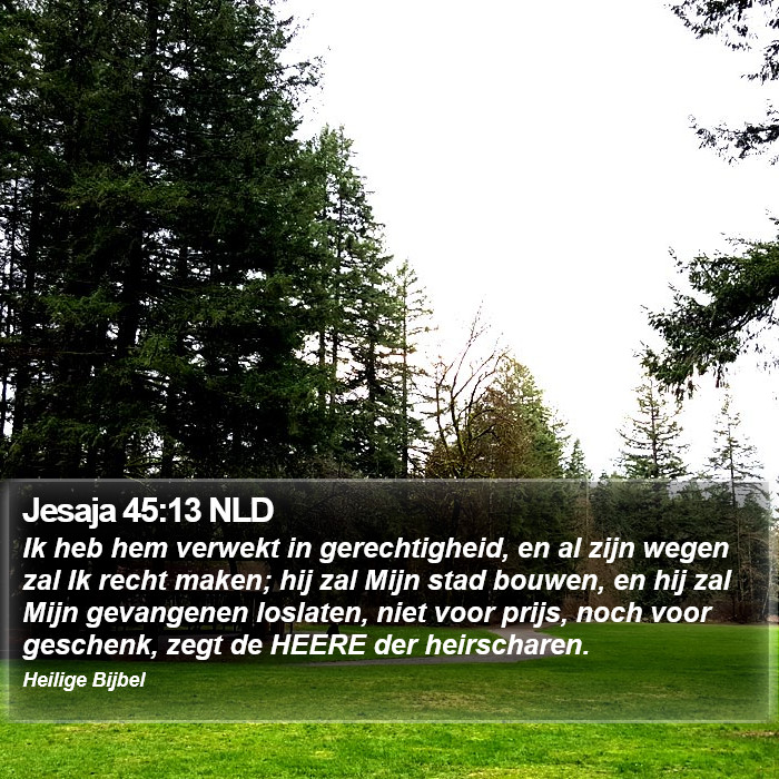 Jesaja 45:13 NLD Bible Study