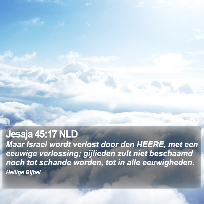 Jesaja 45:17 NLD Bible Study