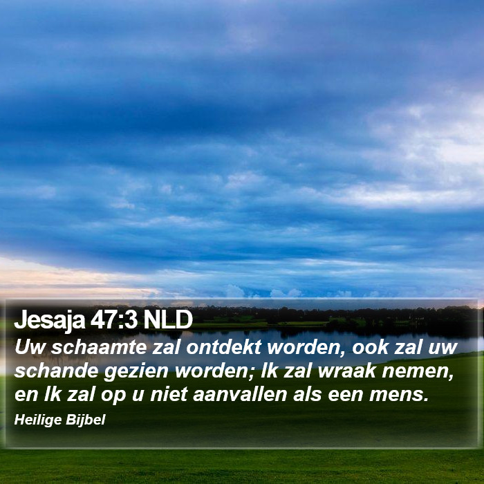 Jesaja 47:3 NLD Bible Study