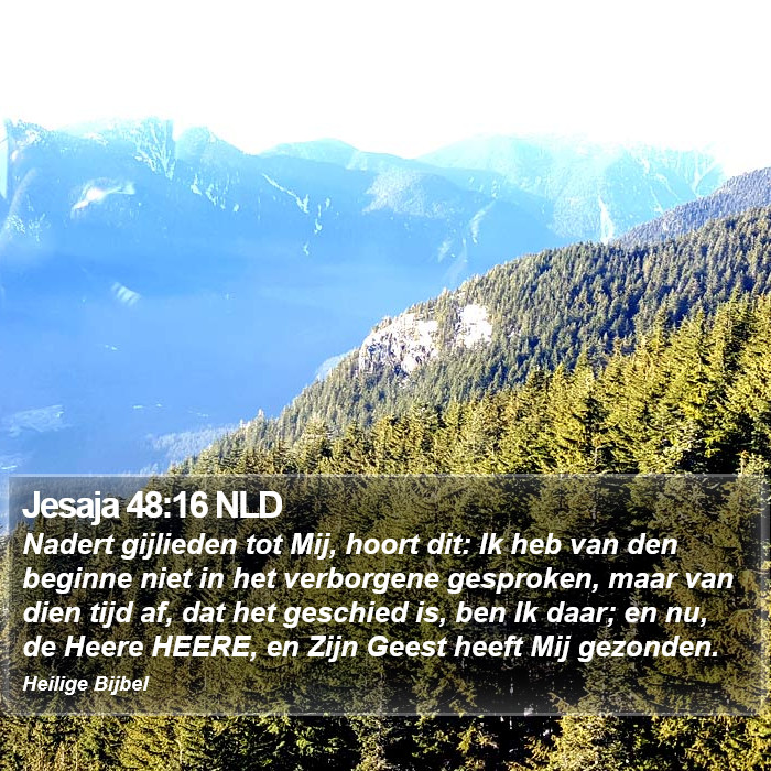 Jesaja 48:16 NLD Bible Study