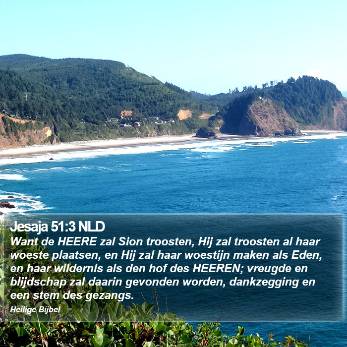 Jesaja 51:3 NLD Bible Study