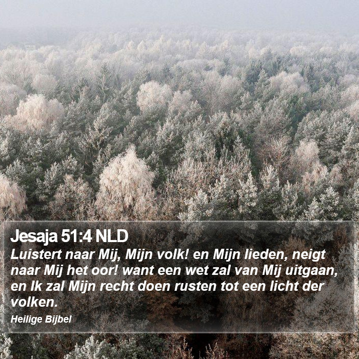 Jesaja 51:4 NLD Bible Study