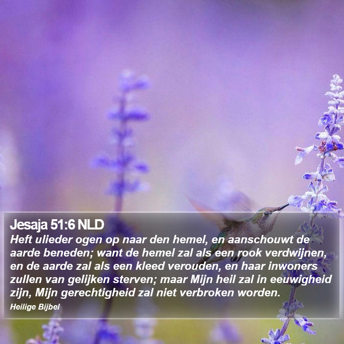 Jesaja 51:6 NLD Bible Study