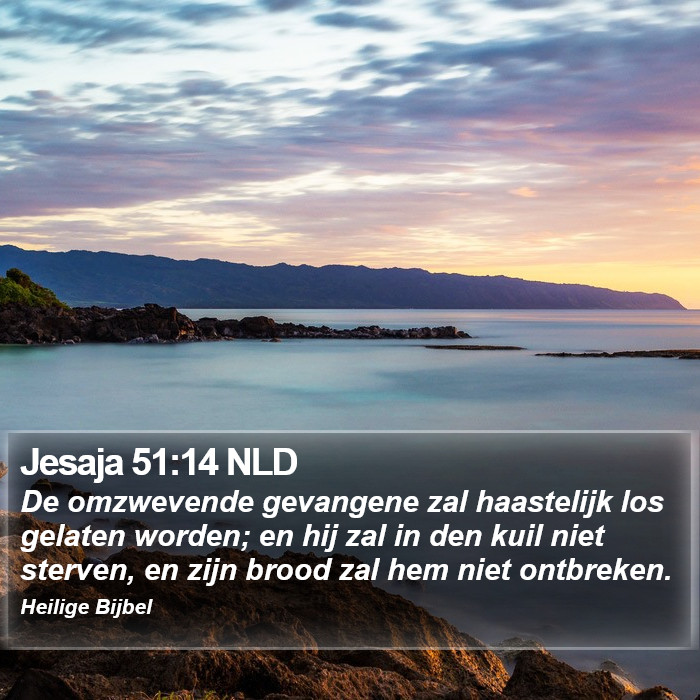 Jesaja 51:14 NLD Bible Study