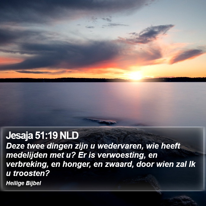 Jesaja 51:19 NLD Bible Study