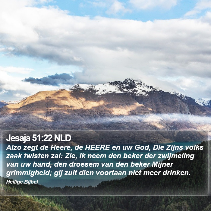 Jesaja 51:22 NLD Bible Study