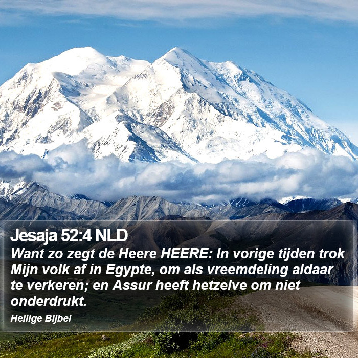 Jesaja 52:4 NLD Bible Study