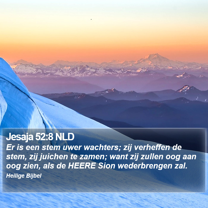 Jesaja 52:8 NLD Bible Study