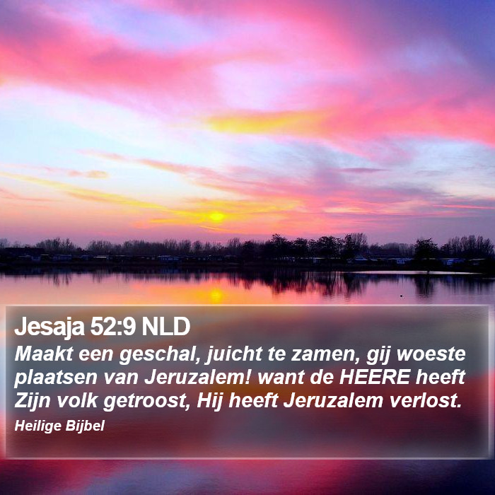 Jesaja 52:9 NLD Bible Study
