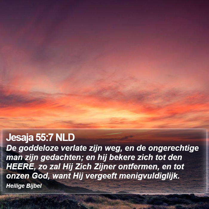 Jesaja 55:7 NLD Bible Study