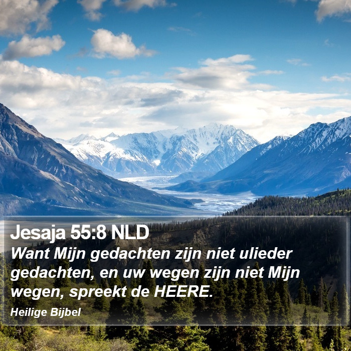 Jesaja 55:8 NLD Bible Study