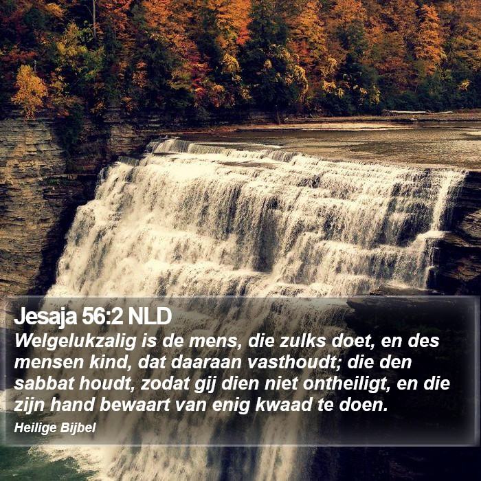 Jesaja 56:2 NLD Bible Study