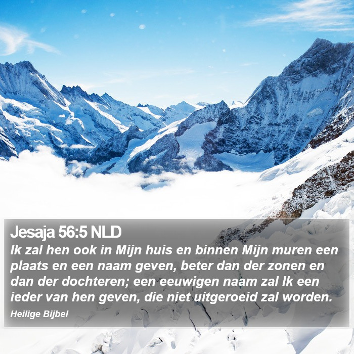 Jesaja 56:5 NLD Bible Study