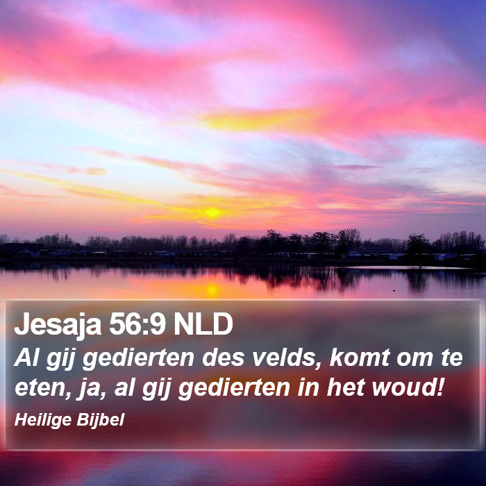 Jesaja 56:9 NLD Bible Study