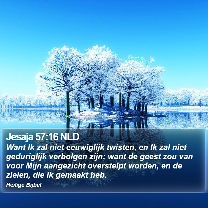 Jesaja 57:16 NLD Bible Study