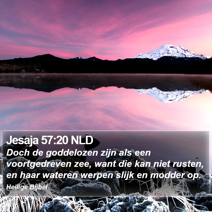 Jesaja 57:20 NLD Bible Study