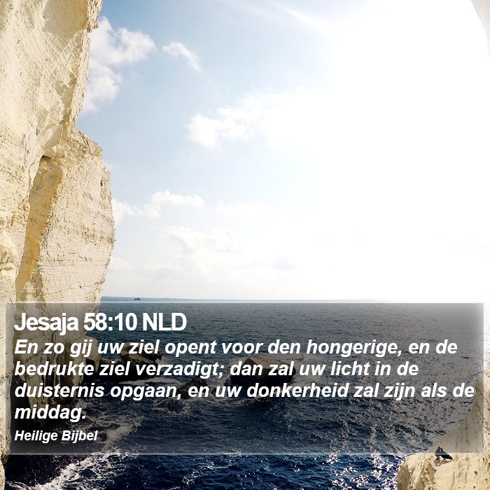 Jesaja 58:10 NLD Bible Study