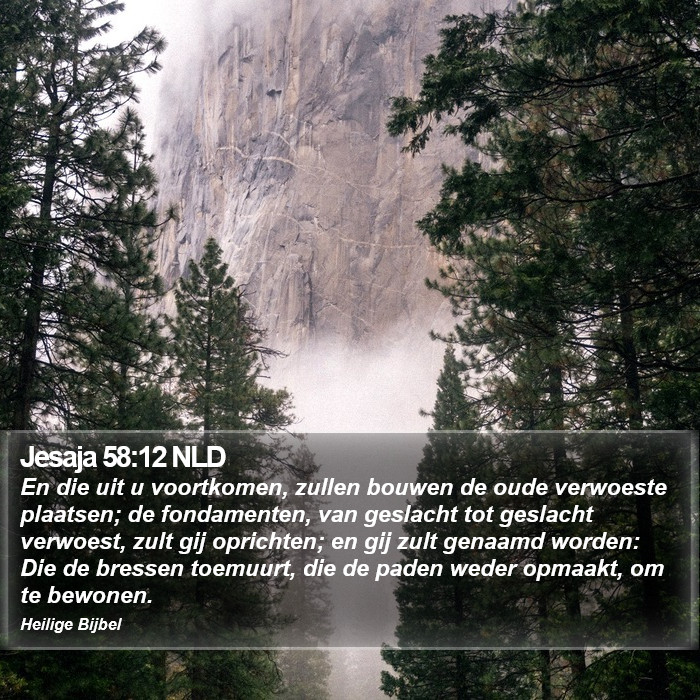 Jesaja 58:12 NLD Bible Study