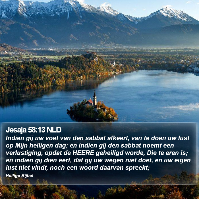 Jesaja 58:13 NLD Bible Study