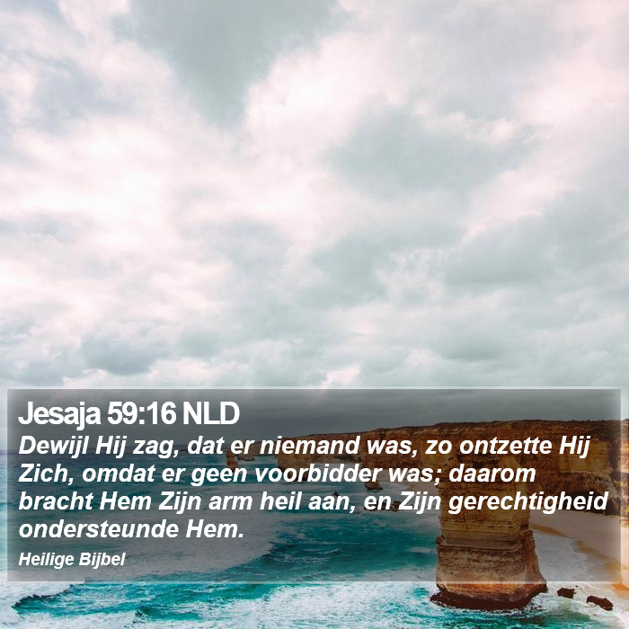 Jesaja 59:16 NLD Bible Study