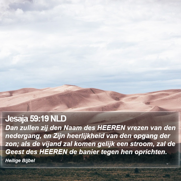 Jesaja 59:19 NLD Bible Study