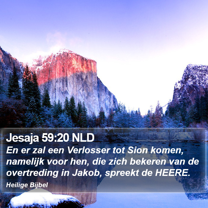 Jesaja 59:20 NLD Bible Study